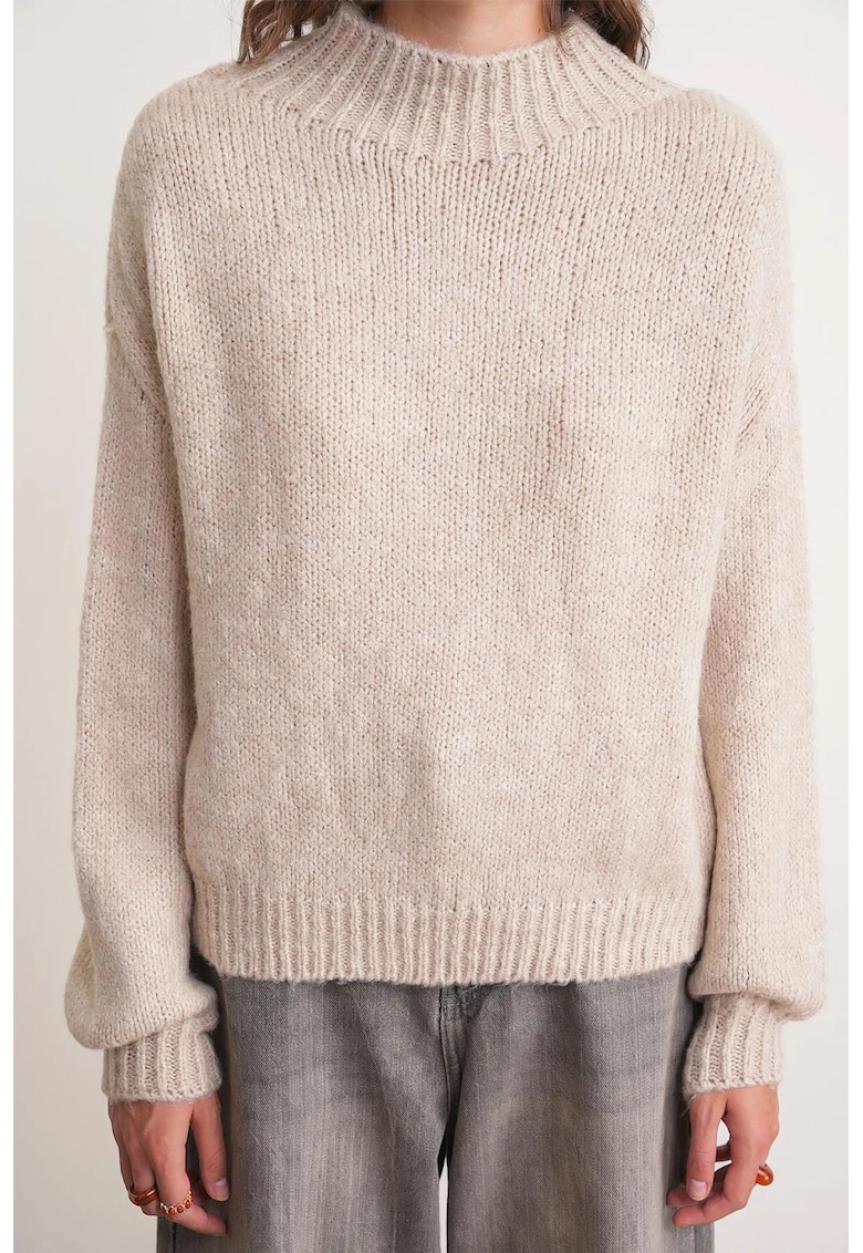 Pulover dama - Tricot - Gri -