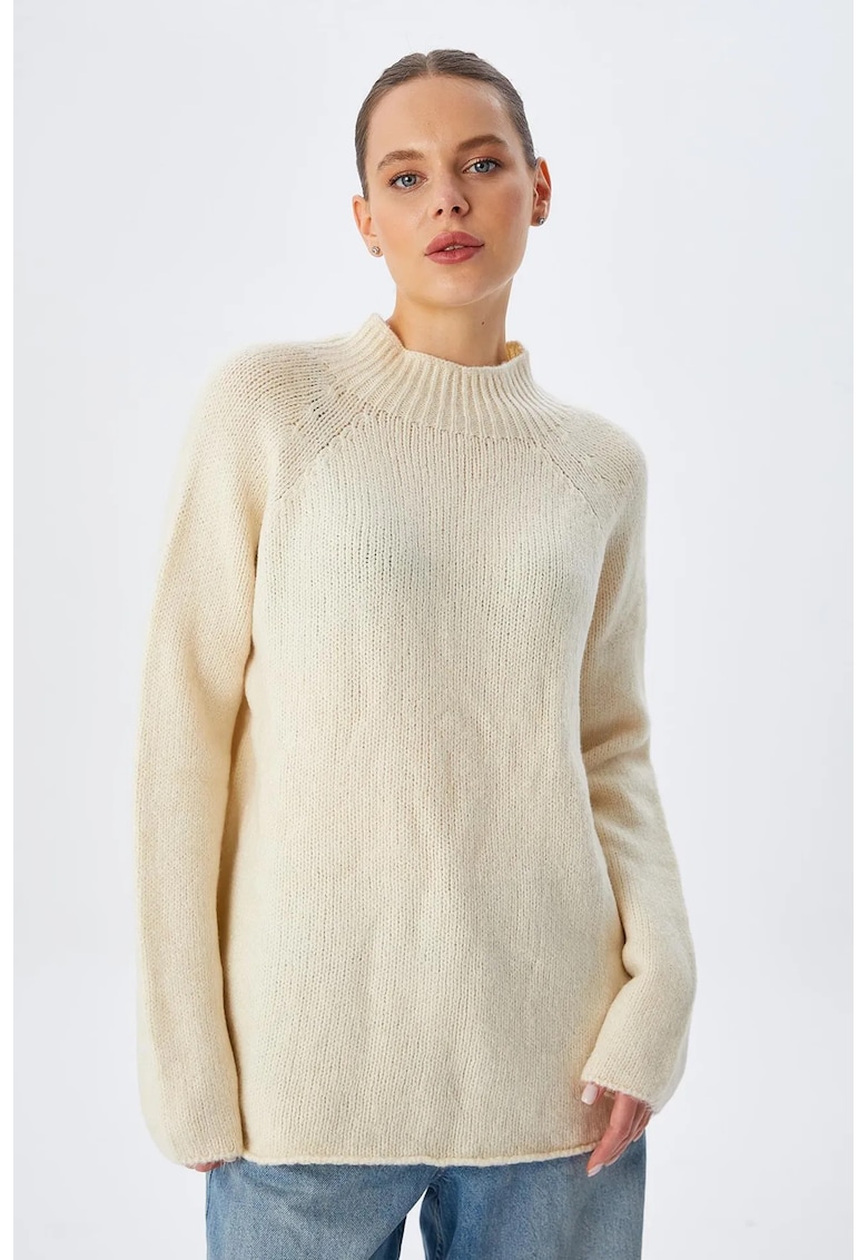 Pulover dama - Tricot - Crem -