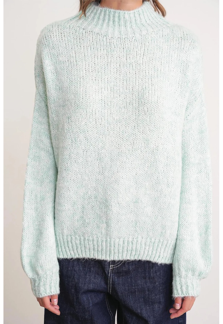 Pulover dama - Verde menta - Tricot -