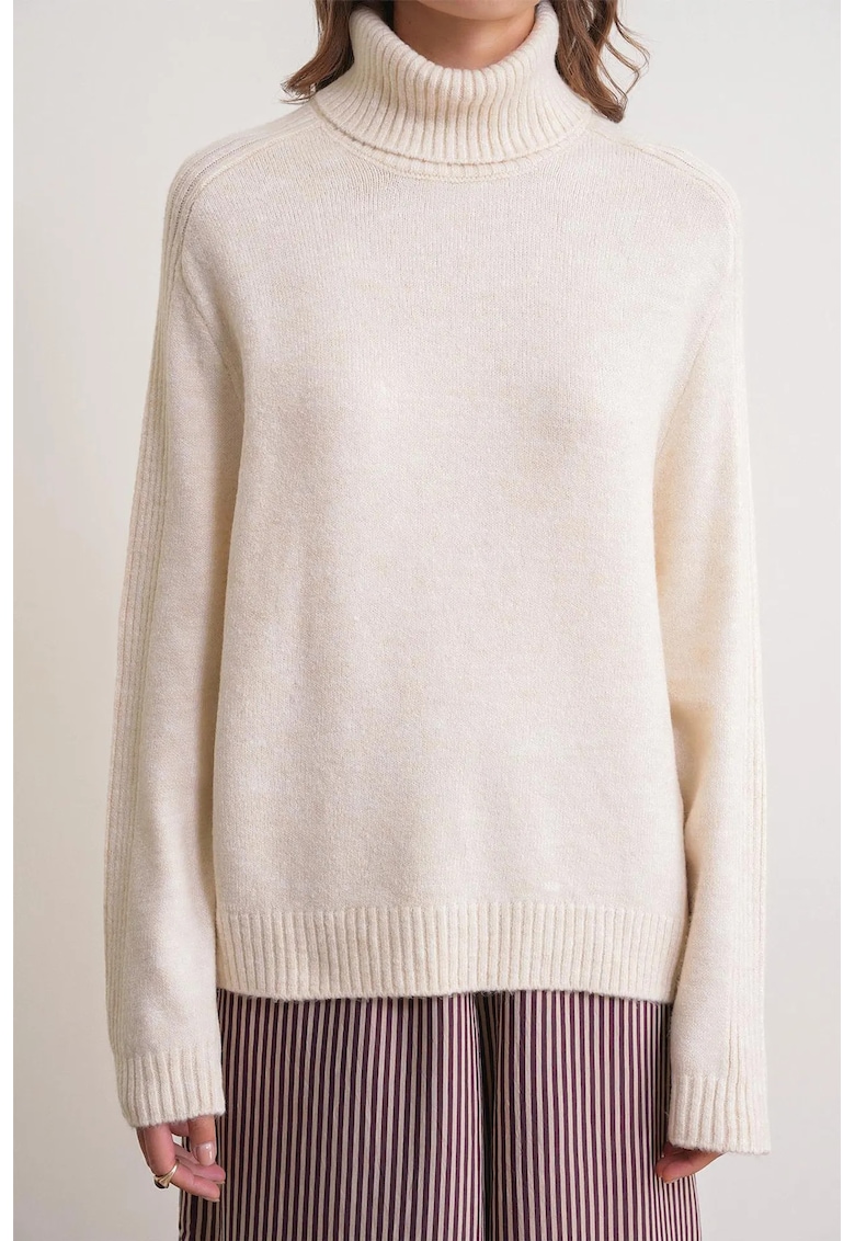 Pulover dama - Tricot - Crem -