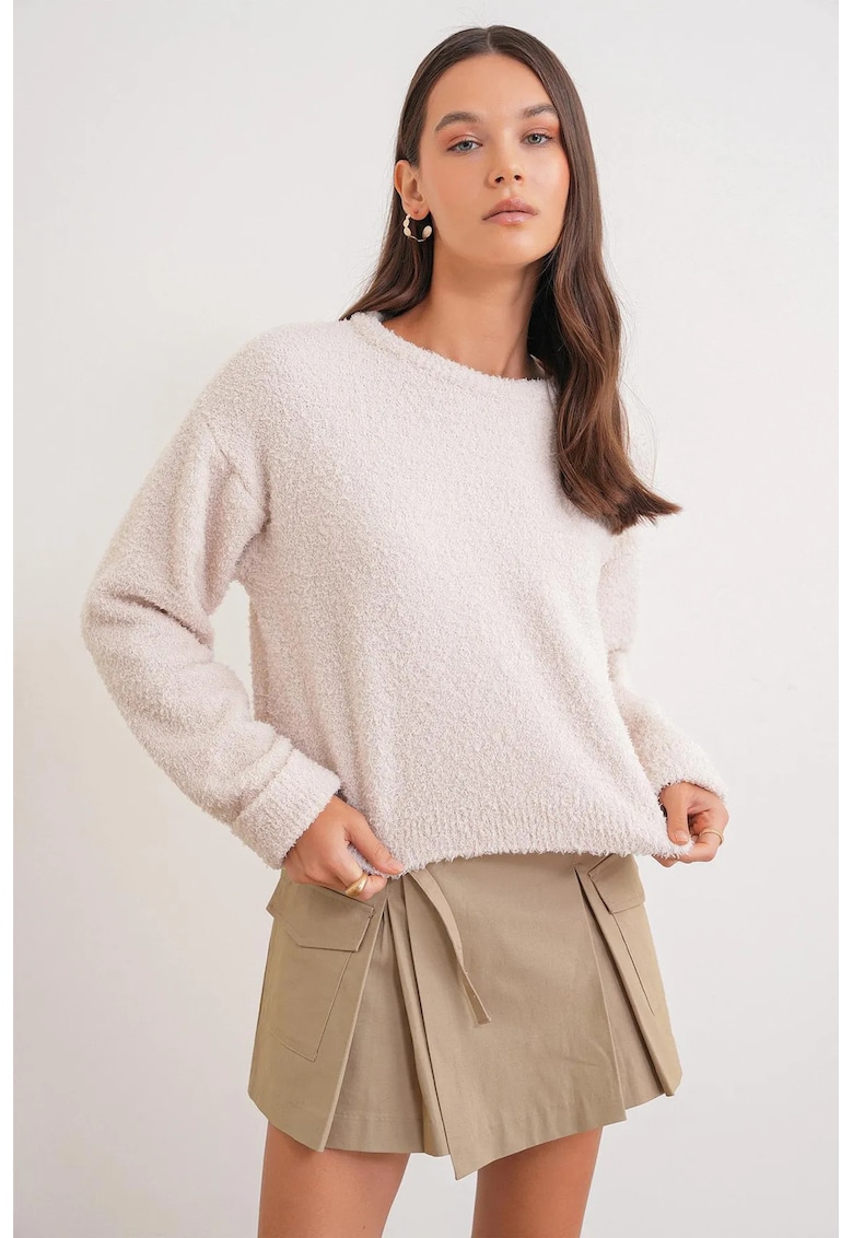 Pulover dama - Tricot - Crem -