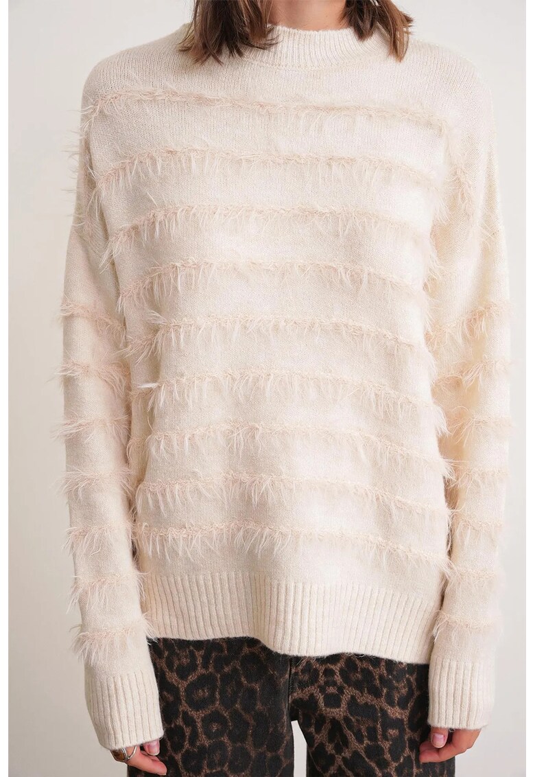 Pulover dama - Tricot - Crem -