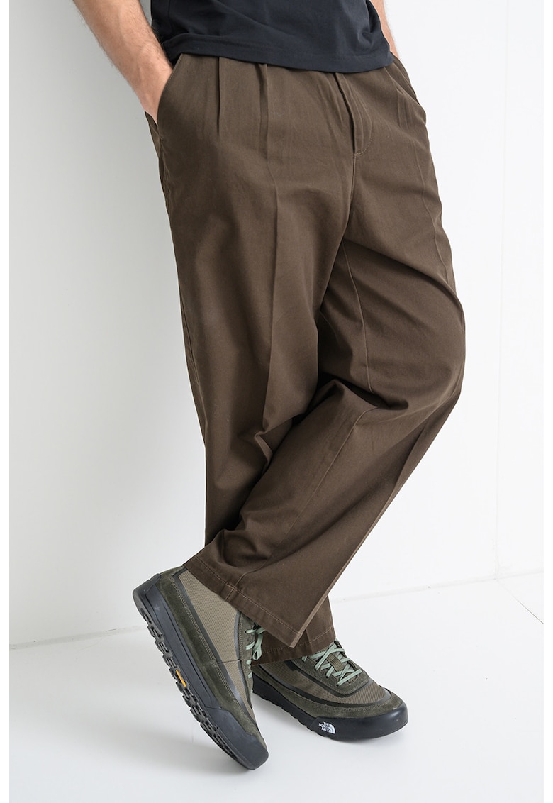 Pantaloni relaxed-fit din bumbac