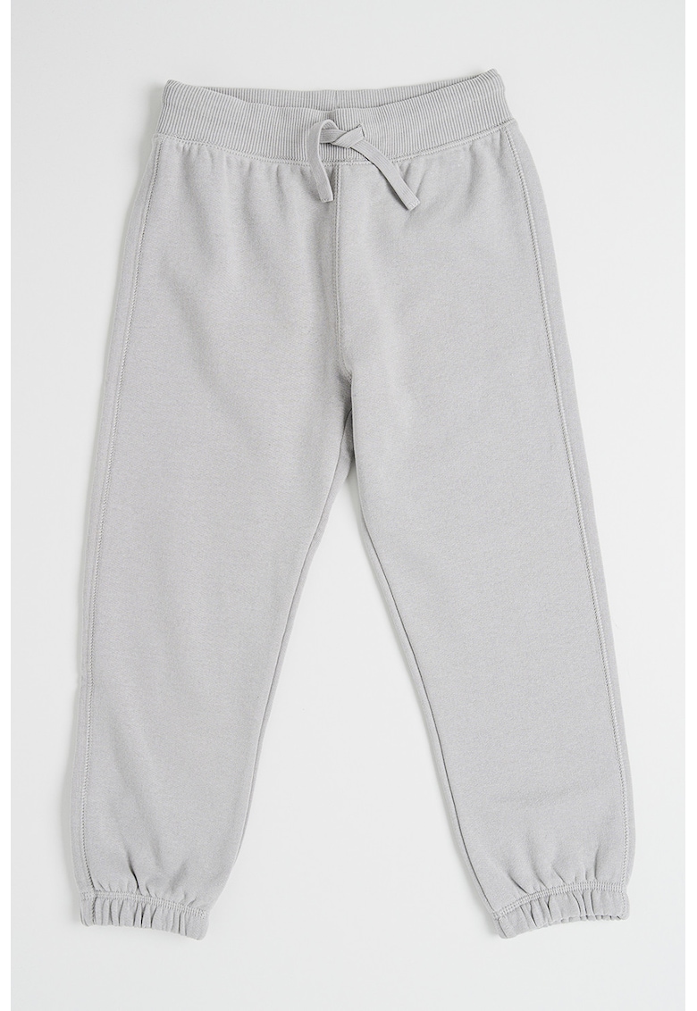 Pantaloni de trening din amestec de bumbac cu snururi