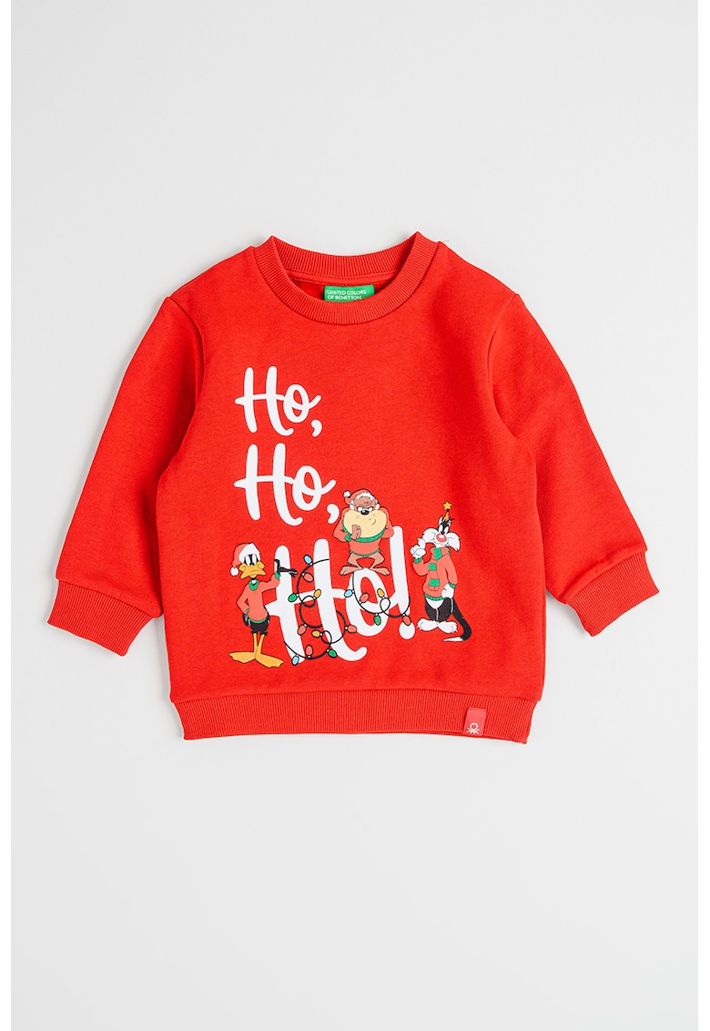 Bluza de trening cu design tematic de Craciun