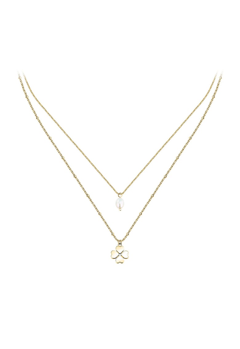 Colier din otel cu aspect 2-in-1