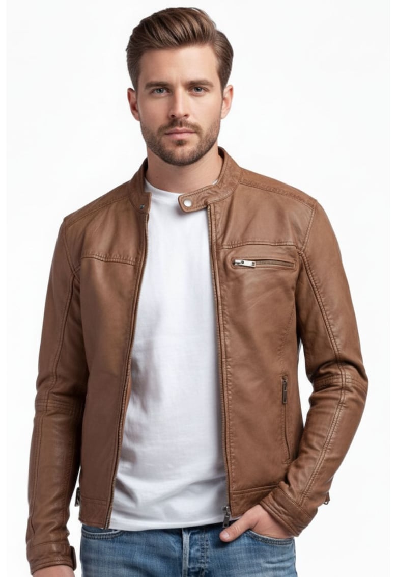 Geaca din piele naturala -