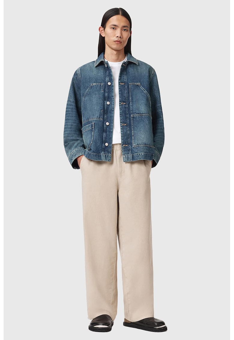 Jacheta din denim Mukesh - Albastru melange