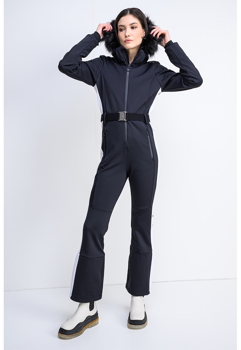 Salopeta cu gluga pentru schi - Negru