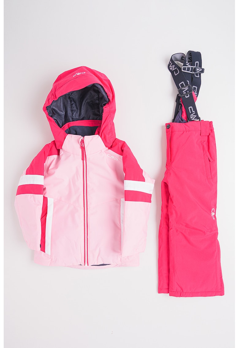 Jacheta si pantaloni cu bretele pentru schi