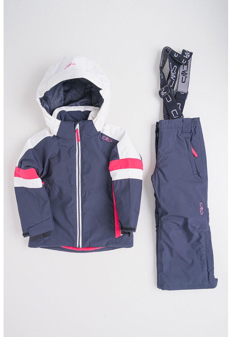 Jacheta si pantaloni cu bretele pentru schi