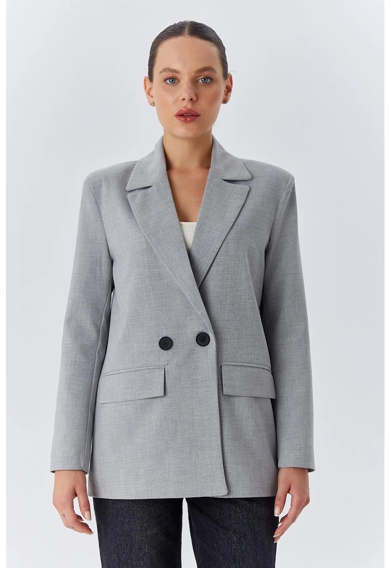Sacou dama gri inchis - Gri