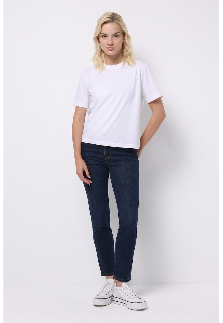 Blugi uni slim fit - Albastru inchis