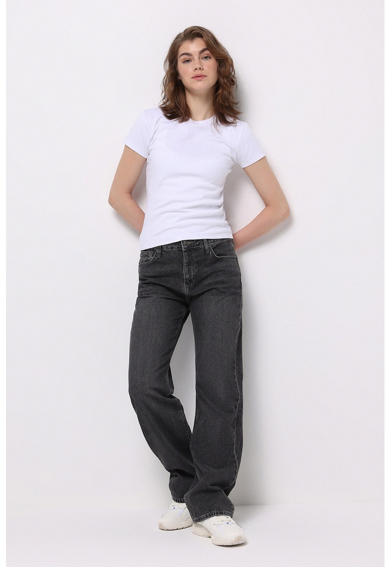 Blugi drepti - Gri inchis