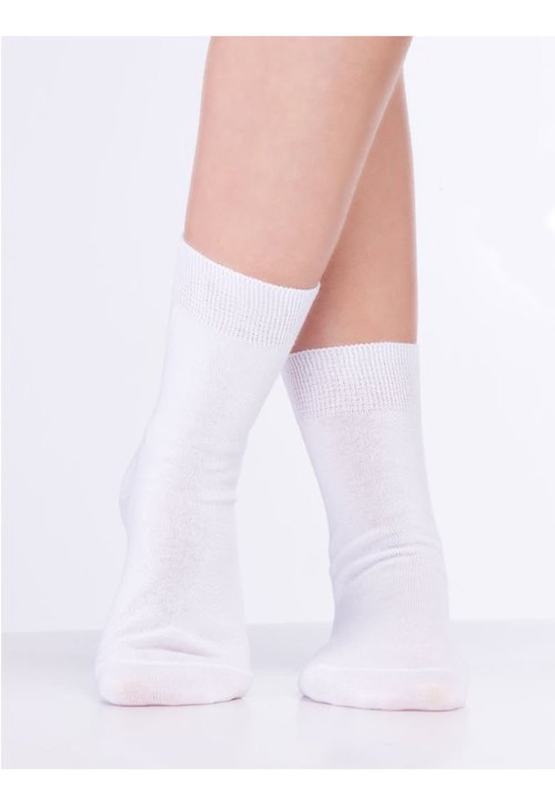 Sosete bumbac 100% S055 - Alb