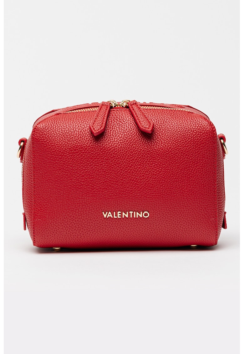 Geanta crossbody cu fermoar Pattie - Rosu inchis