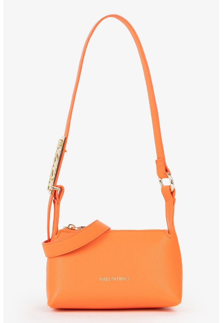 Geanta crossbody de piele ecologica - Portocaliu