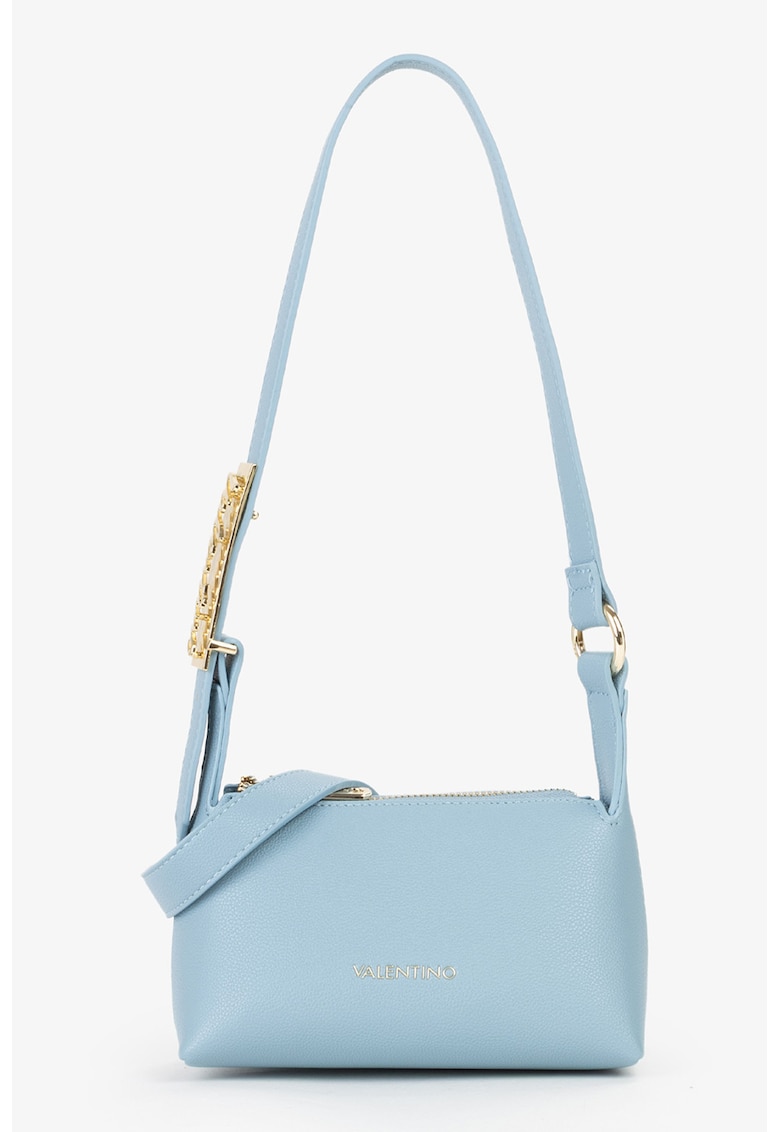 Geanta crossbody de piele ecologica - Albastru deschis