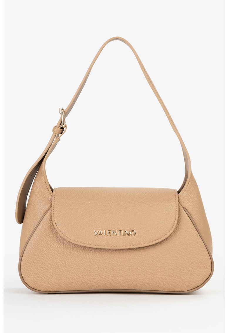 Geanta cu maner si logo - Bej