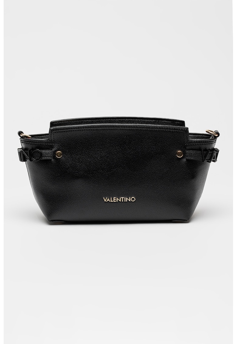 Geanta crossbody cu detaliu logo - Negru