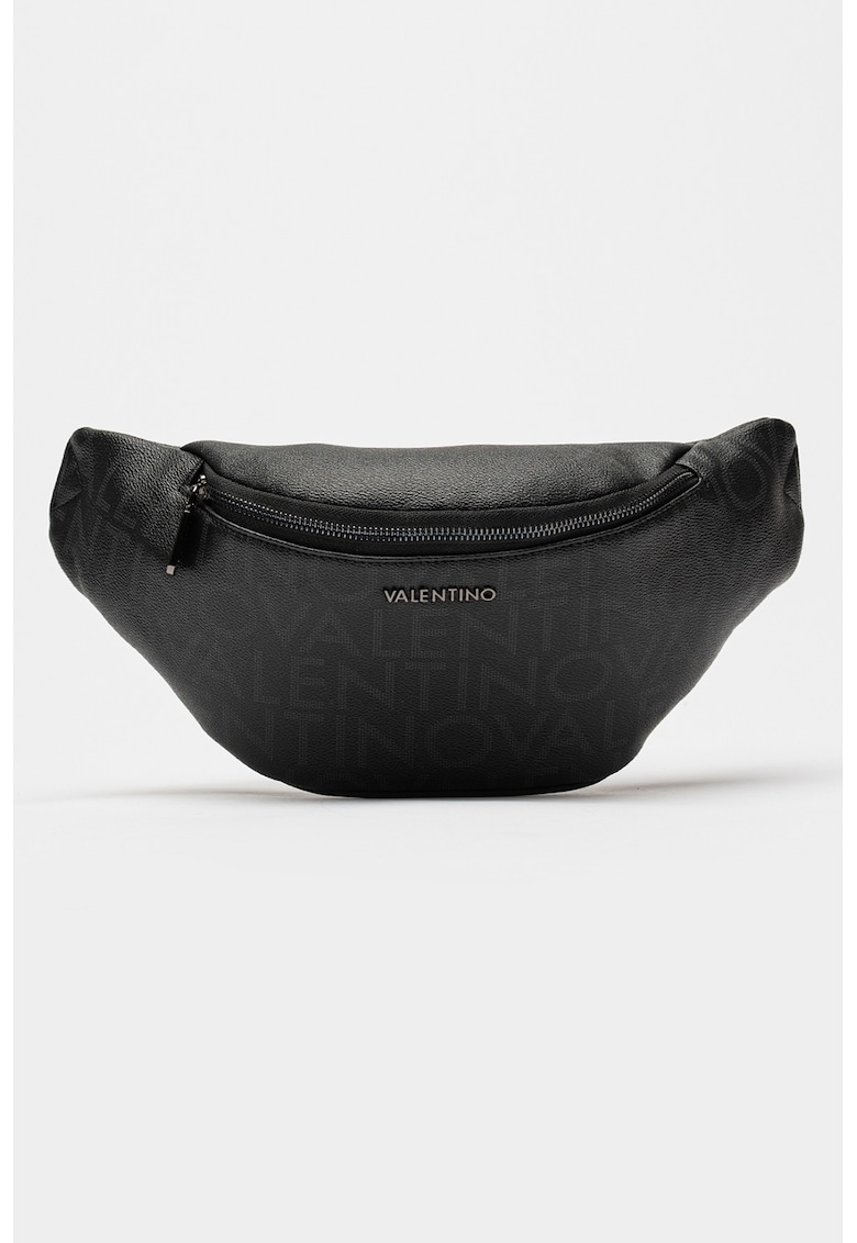 Borseta cu model monograma King - Negru