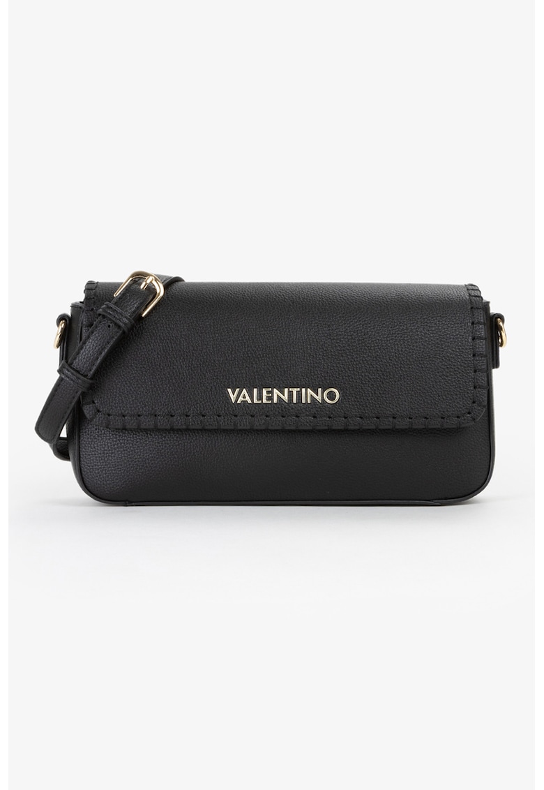 Geanta crossbody de piele ecologica - Negru