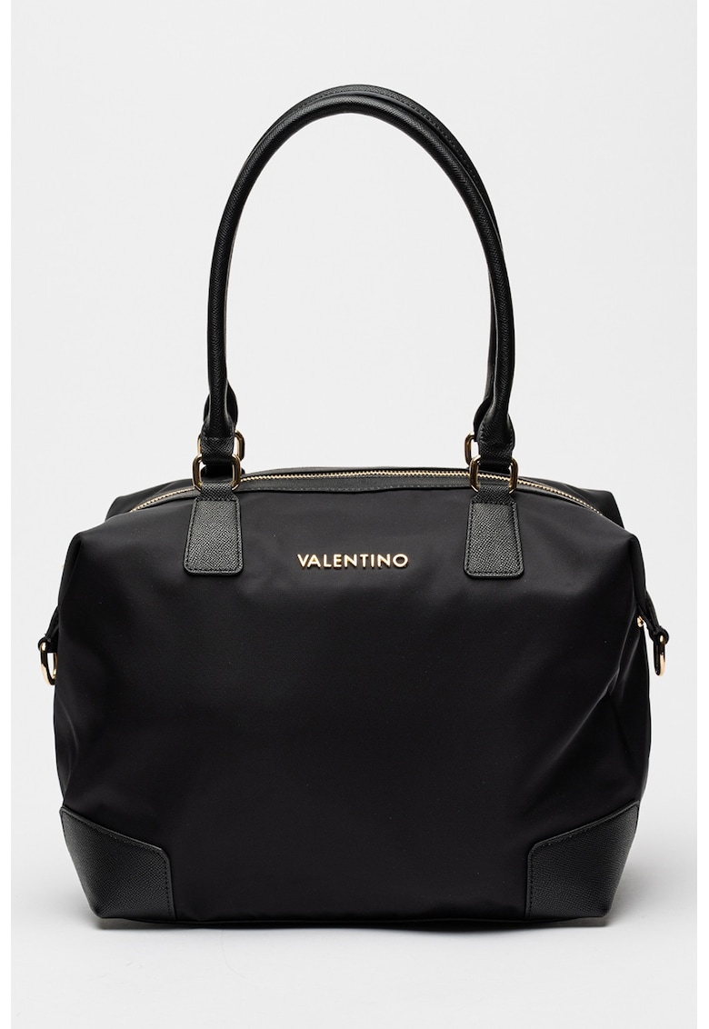 Geanta cu fermoar si bareta de umar Jenny - Negru