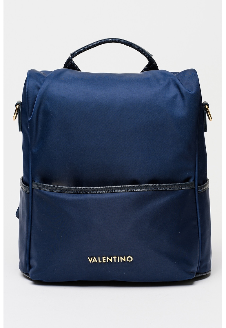 Rucsac cu barete si model logo Jenny Re - Bleumarin