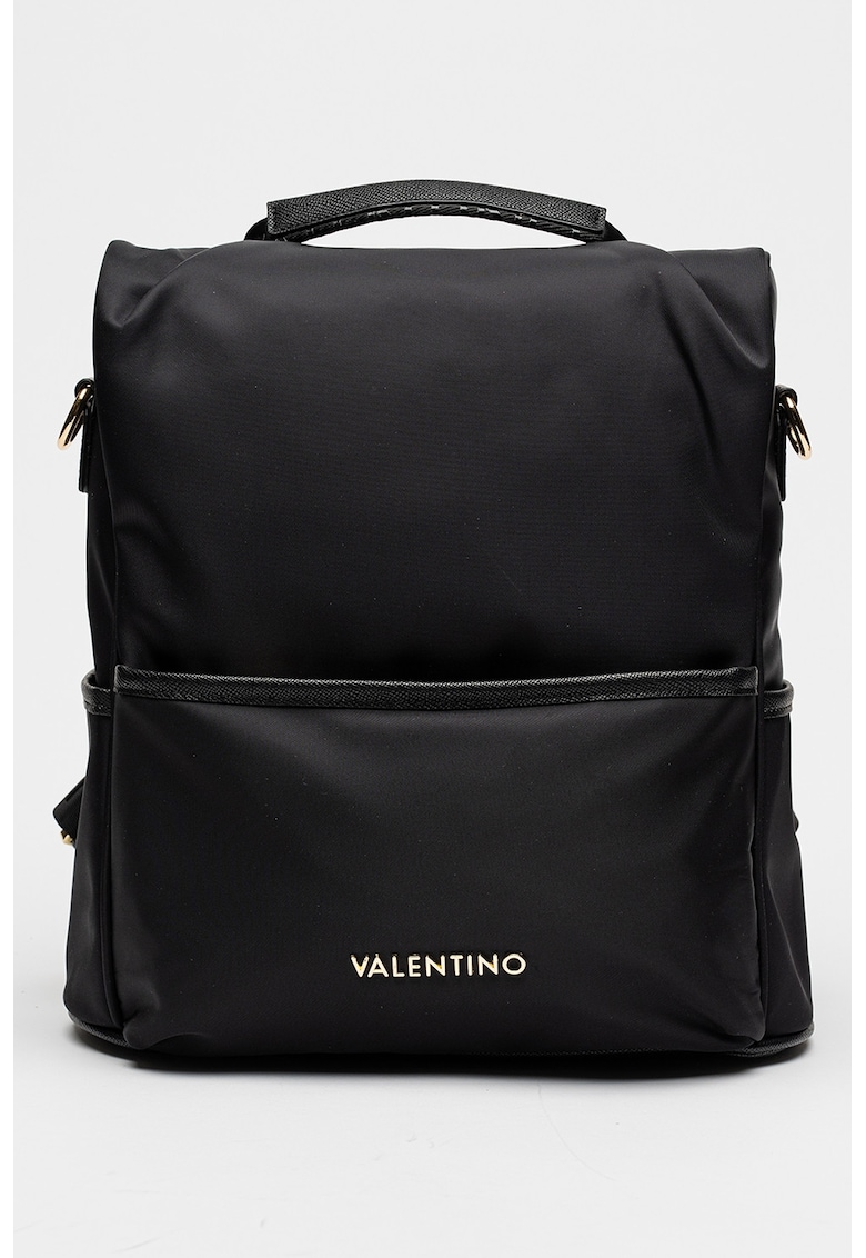 Rucsac cu barete si model logo Jenny Re - Negru