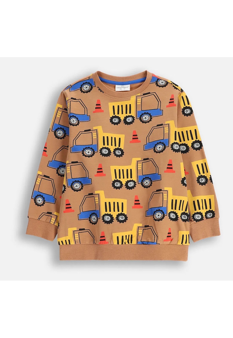 Bluza de trening din bumbac cu model