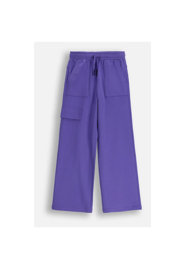 Pantaloni copii - trening - violet - bumbac - pentru fete