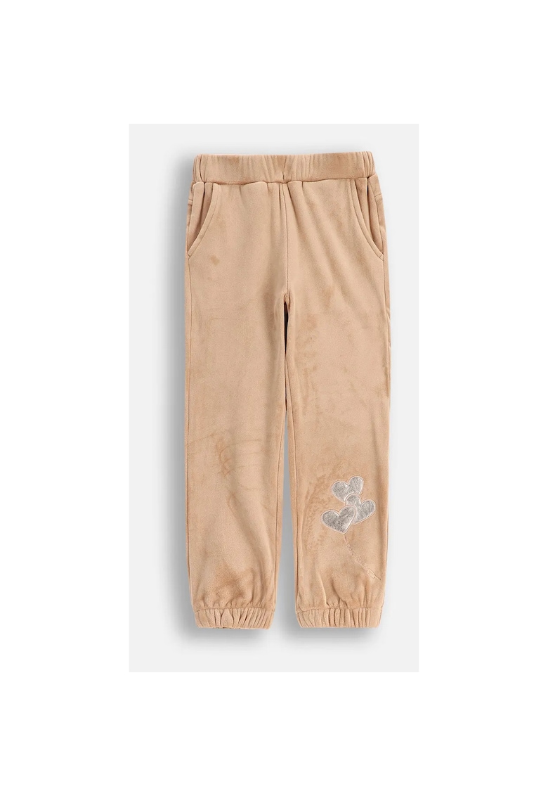 Pantaloni din catifea cu talie elastica