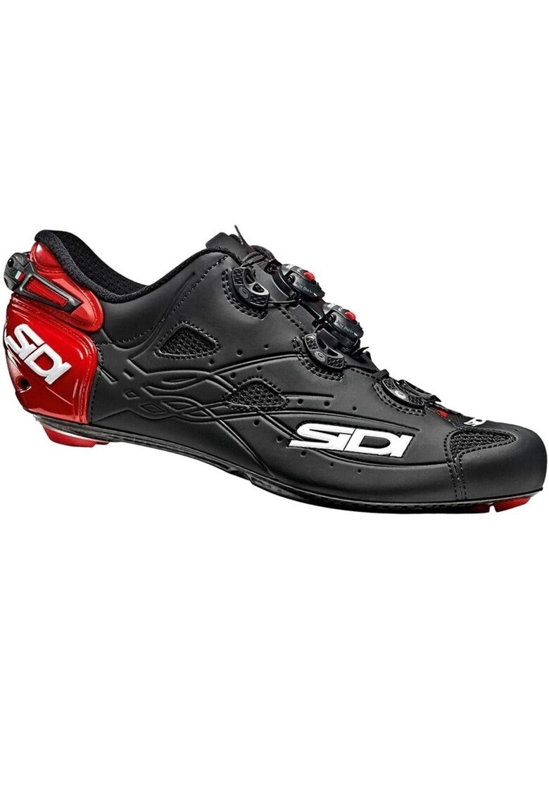 Pantofi ciclism sosea Shot Matt-Rosu/Negru Mat-40 1/2