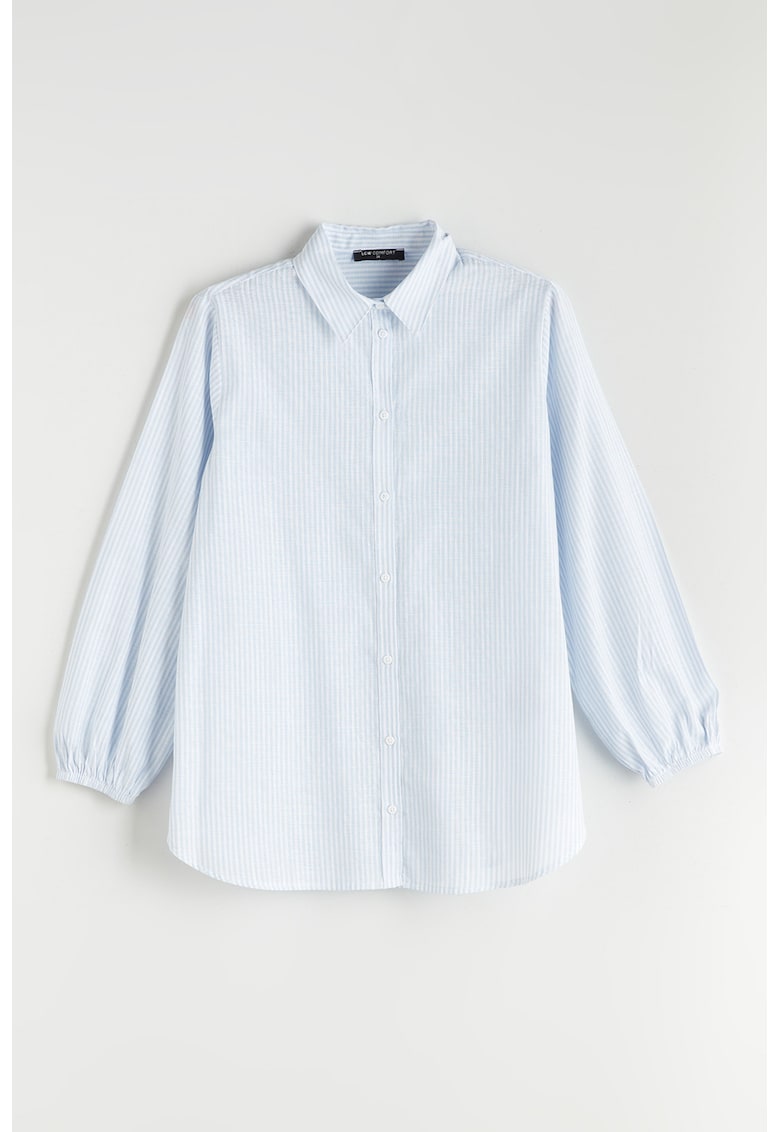 Camasa lejera semitransparenta - Albastru glaciar