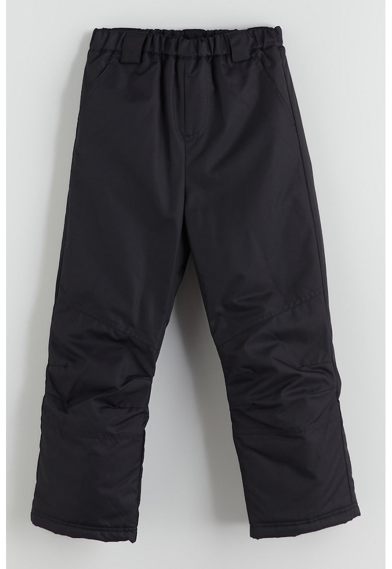 Pantaloni uni regular fit - Negru stins
