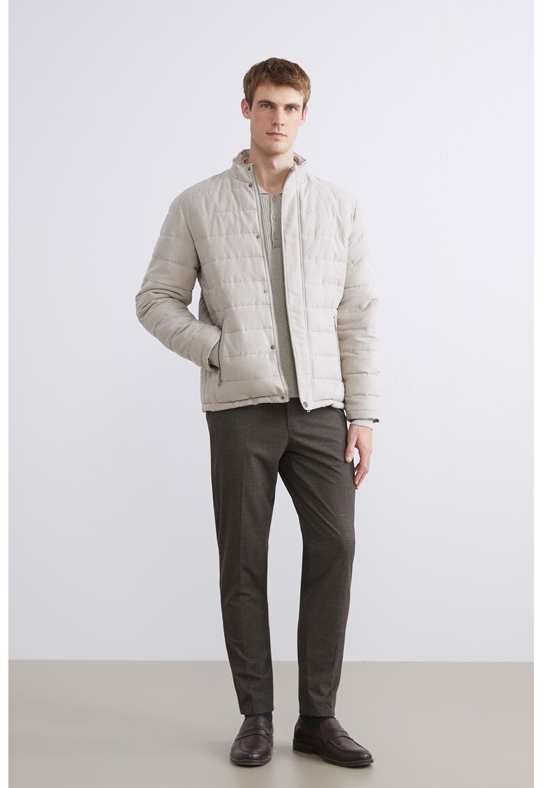 Pantaloni slim fit - Maro inchis