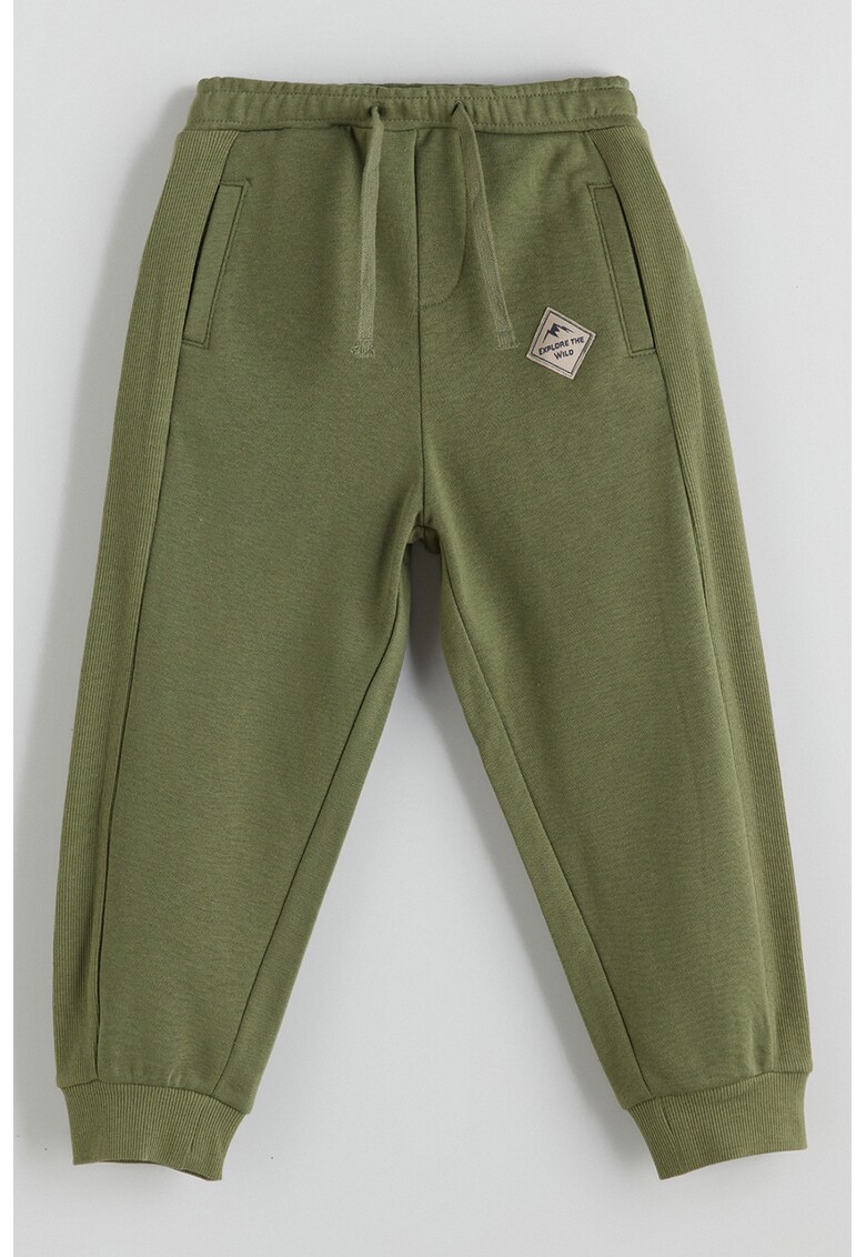 Pantaloni de trening relaxed-fit - Verde masliniu