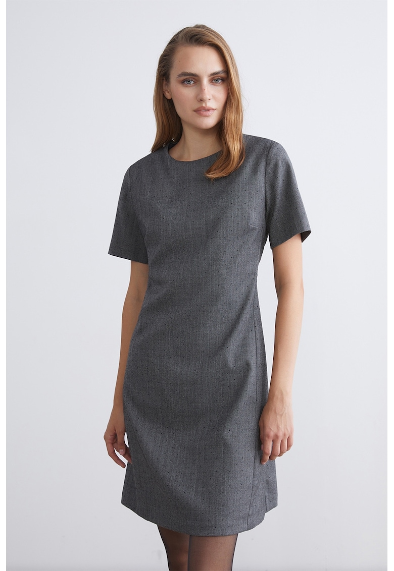 Rochie cu buline - Gri