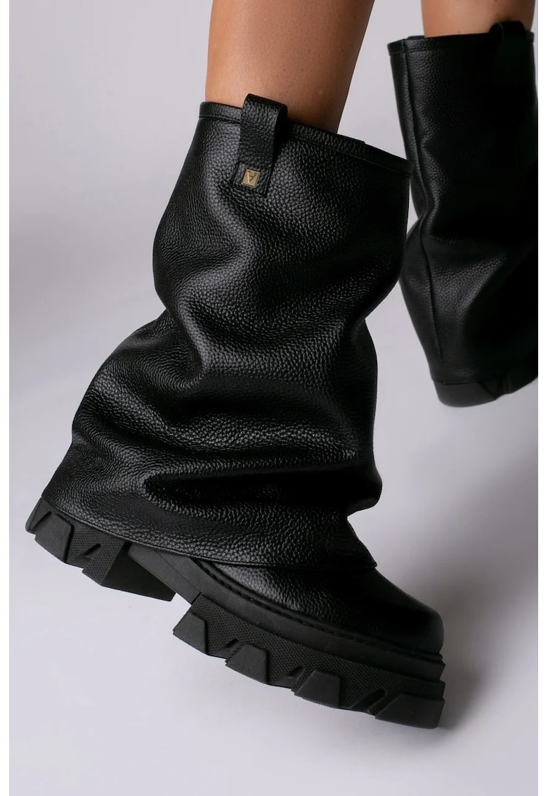 Bocanci Mooncrush piele bizonata