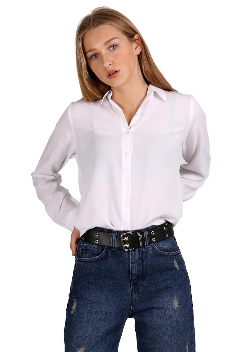 Camasa dama - camasa basic alb - textil