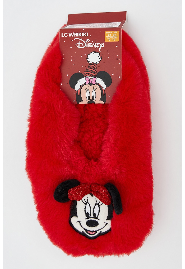 Botosei cu aplicatie Minnie Mouse - Rosu/Alb/Negru