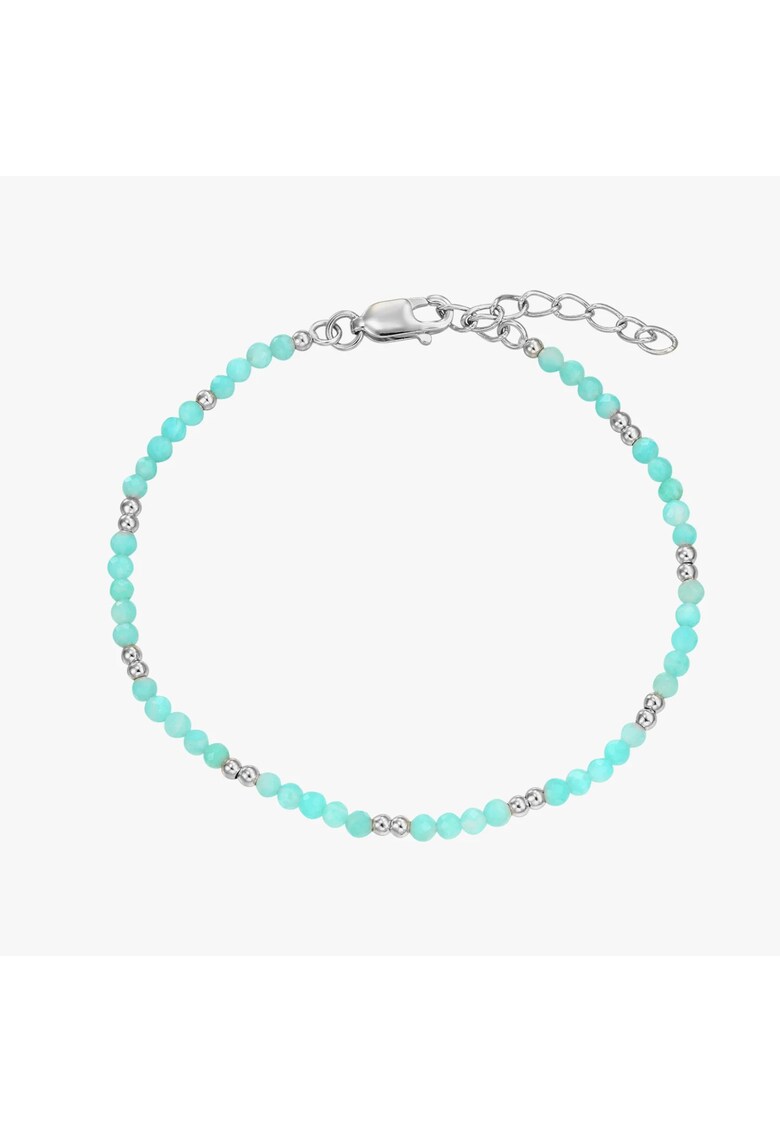 Bratara de picior din argint SummerScape - Amazonit