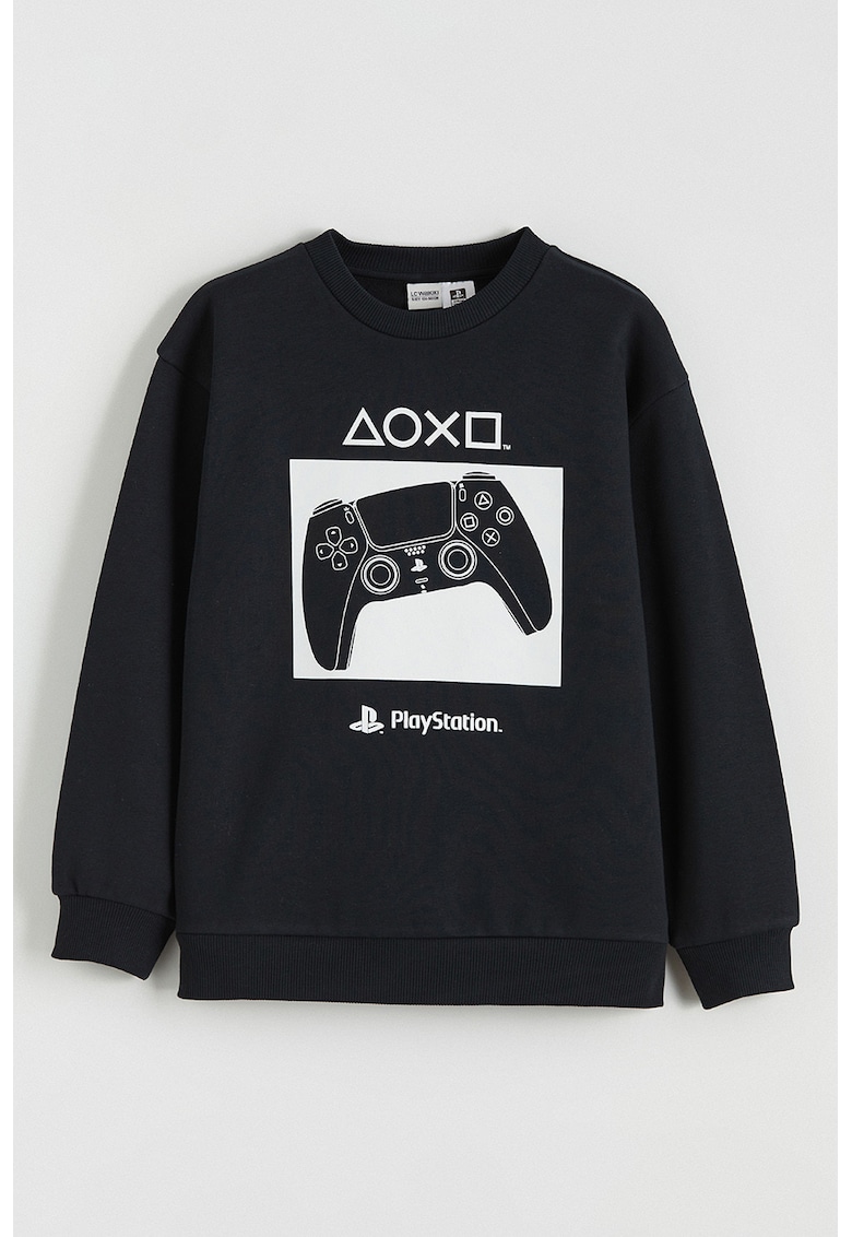 Bluza de trening cu imprimeu PlayStation - Negru