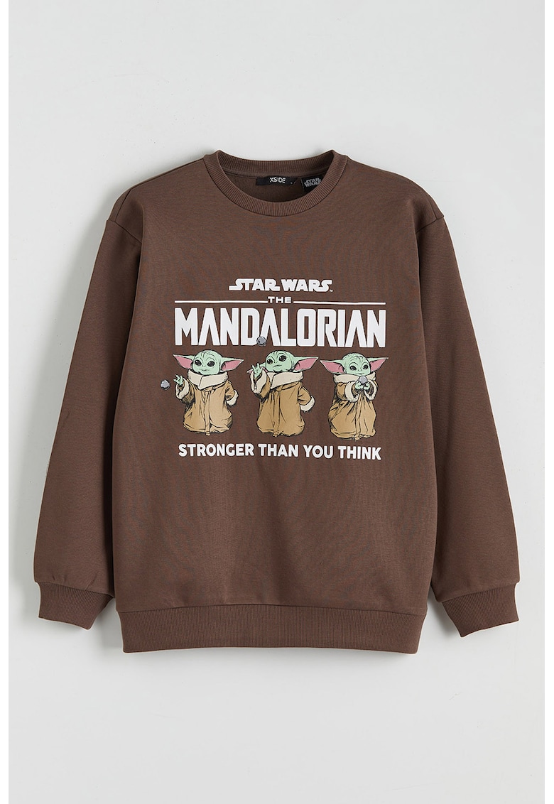 Bluza de trening cu imprimeu Stars Wars - Maro deschis