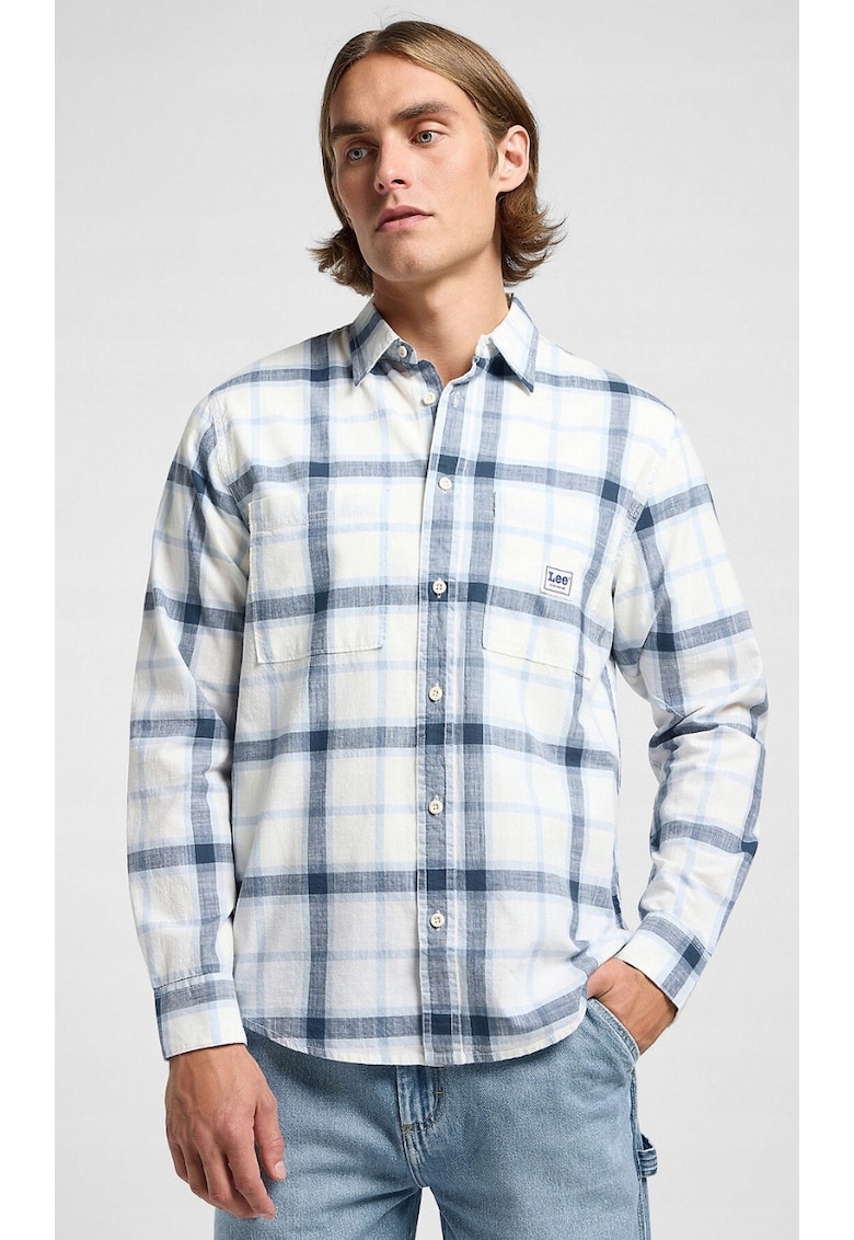 Camasa WORKWEAR SHIRT 2.0 - supradimensionata - bumbac - Albastru