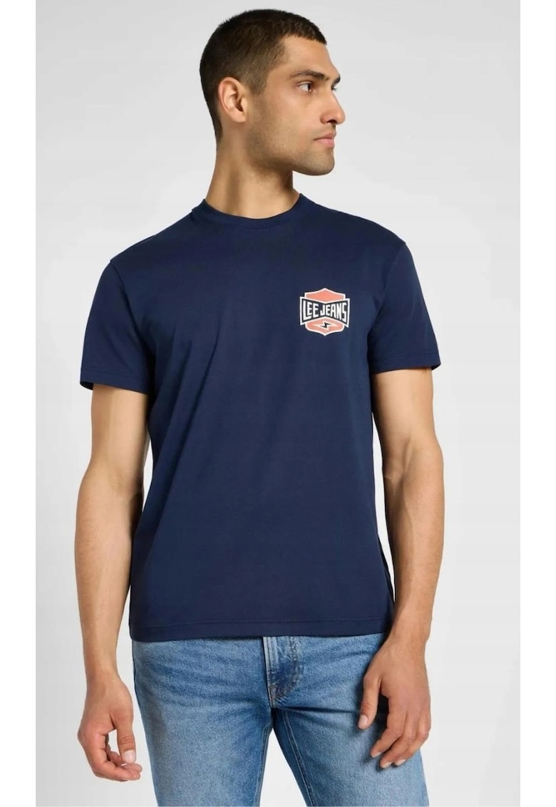 Tricou barbati - RELAXED TEE - supradimensionat - bleumarin - bumbac