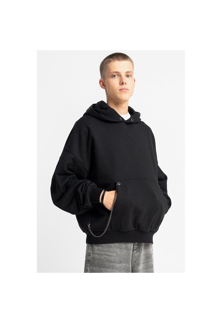 Hanorac supradimensionat cu detaliu din lant -