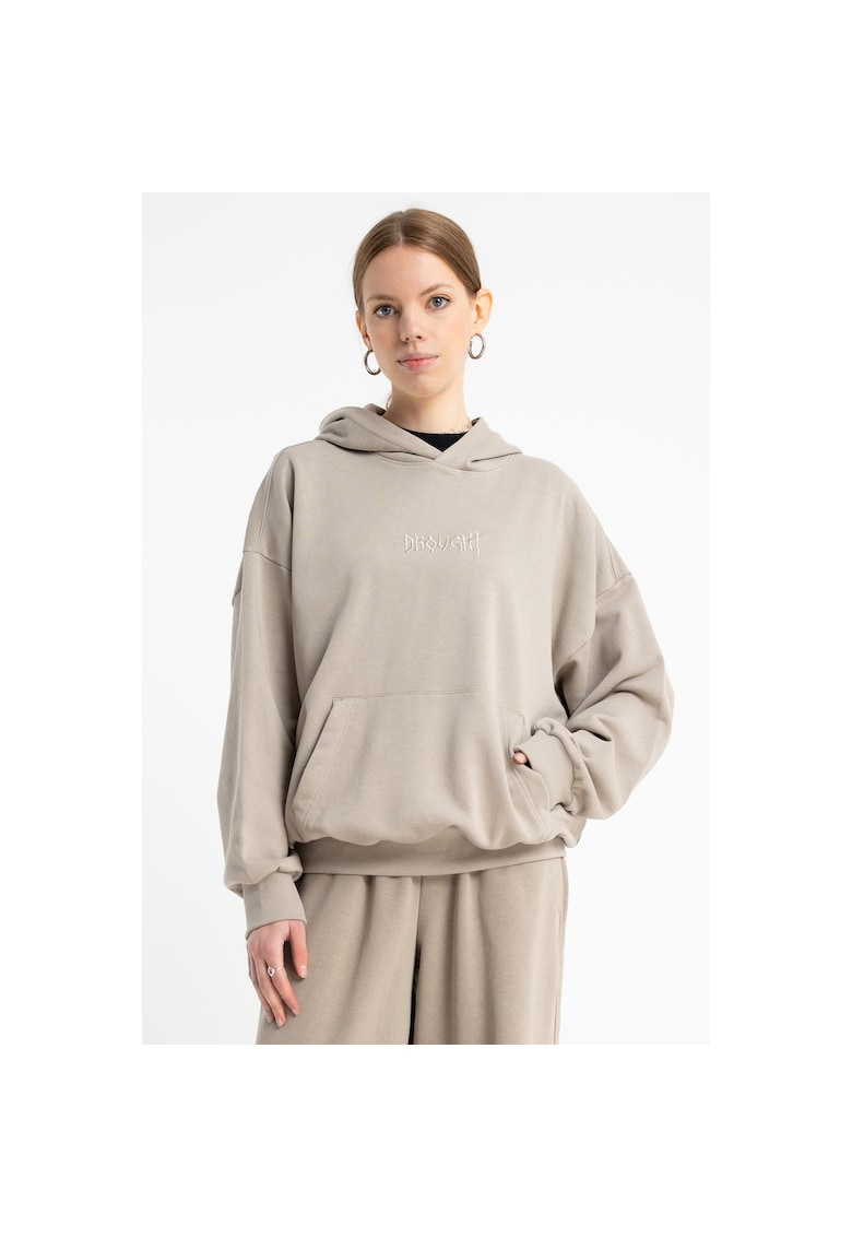 Hanorac supradimensionat cu imprimeu pe spate