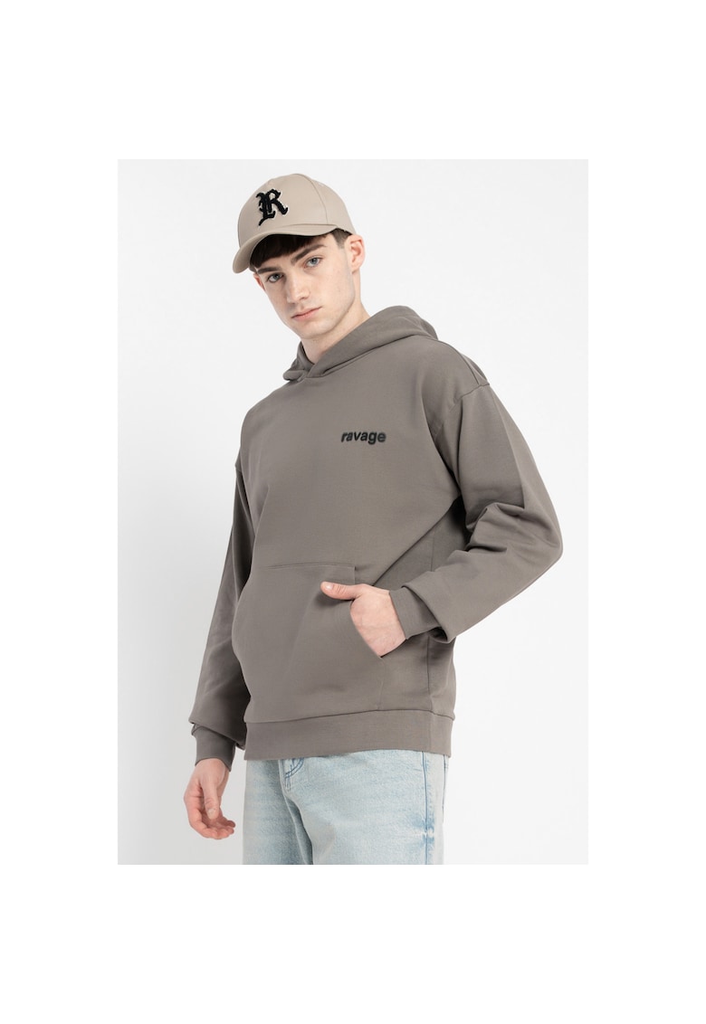 Hanorac lejer din bumbac cu buzunar kangaroo