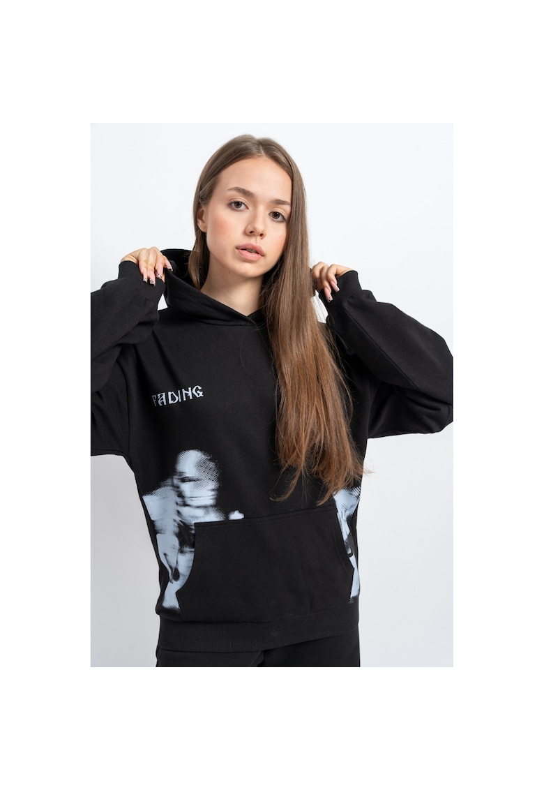 Hanorac cu gluga cu grafica